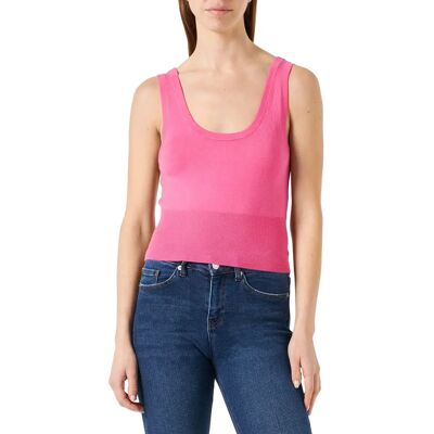 JJXX M Rose Top en Maille Légère à Col en U - Top JJXX M Rose Top en Maille Légère à Col en U - Top