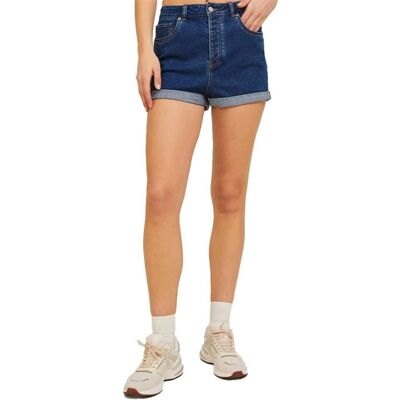 Pantaloncini JJXX Donna - Blu - Denim Leggero - Stile Sportivo Casual - Pantaloncini Pantaloncini JJXX Donna - Blu - Denim Leggero - Stile Sportivo Casual - Pantaloncini