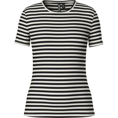 Pieces Ruka Korte Mouwen T-shirt - Wit - 42 - T-shirt Pieces Ruka Korte Mouwen T-shirt - Wit - 42 - T-shirt