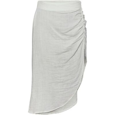 Pieces Cloud Dancer Midiskjørt - Skirt Pieces Cloud Dancer Midiskjørt - Skirt