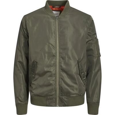JACK & JONES Oliven Dusty Bomberjakke - Overgangsjakke JACK & JONES Oliven Dusty Bomberjakke - Overgangsjakke