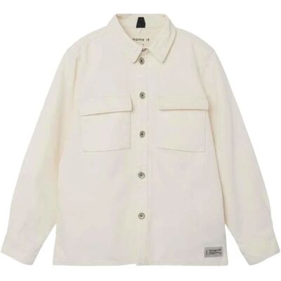 Name It Nkmtype Ls Os Twi Shirt - beige - Maat: 134/140 - Overhemd Name It Nkmtype Ls Os Twi Shirt - beige - Maat: 134/140 - Overhemd