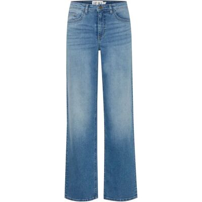 ICHI IHTWIGGY STRAIGHT Lichtblauwe jeans ICHI IHTWIGGY STRAIGHT Lichtblauwe jeans