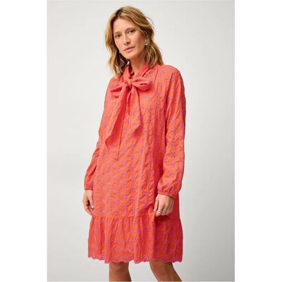 Saint Tropez Dafne Embroidered Dress - Knee Length Saint Tropez Dafne Embroidered Dress - Knee Length