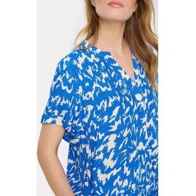 Saint Tropez Agnes V-Ausschnitt Bluse - Bluse Saint Tropez Agnes V-Ausschnitt Bluse - Bluse