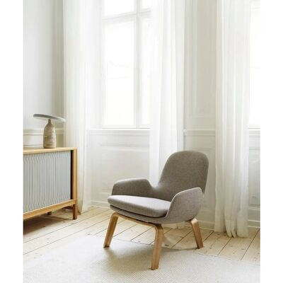 Normann Copenhagen Era Lounge Chair Low Oak - Flax / MLF20 - Lounge Chair Normann Copenhagen Era Lounge Chair Low Oak - Flax / MLF20 - Lounge Chair