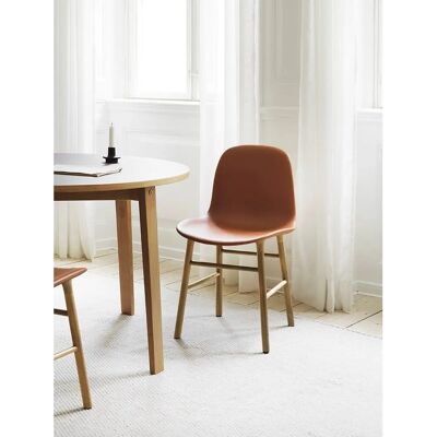 Normann Copenhagen - Form - Walnuss - Schwarzes Leder - Chair Normann Copenhagen - Form - Walnuss - Schwarzes Leder - Chair