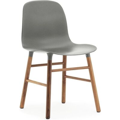 Normann Copenhagen - Form Stuhl - Grau - Ultra Leder - Chair Normann Copenhagen - Form Stuhl - Grau - Ultra Leder - Chair