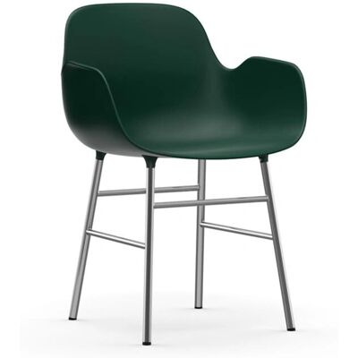 Normann Copenhagen - Form Armlehnstuhl - rot - Leder - Armchair Normann Copenhagen - Form Armlehnstuhl - rot - Leder - Armchair