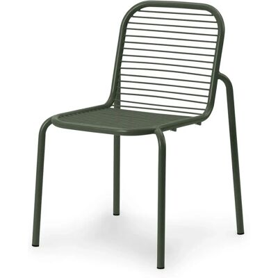 Normann Copenhagen Vig Extérieur - Chaise en Acier Empilable - Publicité Normann Copenhagen Vig Extérieur - Chaise en Acier Empilable - Publicité