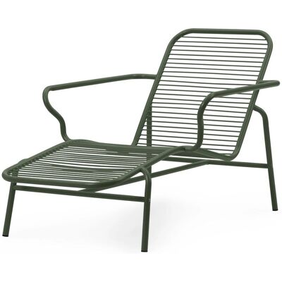 Normann Copenhagen Vig Garten Liegestuhl - grün Normann Copenhagen Vig Garten Liegestuhl - grün