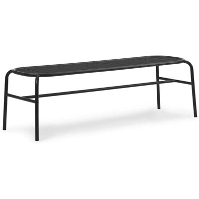 Normann Copenhagen Vig Utendørs Benk - hage, svart - Utendørs benk Normann Copenhagen Vig Utendørs Benk - hage, svart - Utendørs benk
