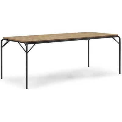 Normann Copenhagen - Vig Gartentisch - Robinia, 90x200 cm, Schwarz Normann Copenhagen - Vig Gartentisch - Robinia, 90x200 cm, Schwarz