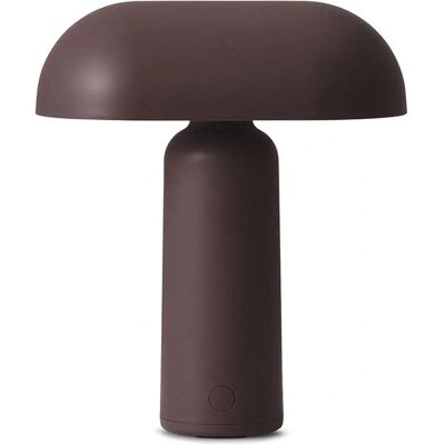 Normann Copenhagen Porta Bordslampe - Brun - Trådløs - 23,5cm Normann Copenhagen Porta Bordslampe - Brun - Trådløs - 23,5cm