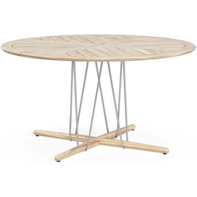 Carl Hansen & Søn - Table ronde en teck pour extérieur - FSC - Publicité Carl Hansen & Søn - Table ronde en teck pour extérieur - FSC - Publicité