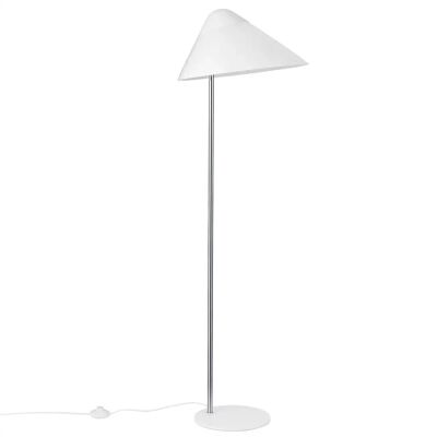 Lampadaire Opala Carl Hansen & Søn - Blanc et chrome - Lampadaire - Publicité Lampadaire Opala Carl Hansen & Søn - Blanc et chrome - Lampadaire - Publicité