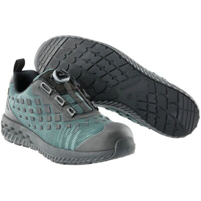 MASCOT Chaussures de Sécurité F0650 Vert, Gris - Safety Shoes - Publicité MASCOT Chaussures de Sécurité F0650 Vert, Gris - Safety Shoes - Publicité
