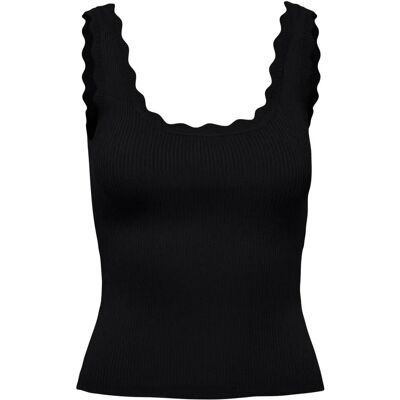 JDY Damen Tanktop mit V-Ausschnitt & Muschelsaum - Freizeitmode JDY Damen Tanktop mit V-Ausschnitt & Muschelsaum - Freizeitmode