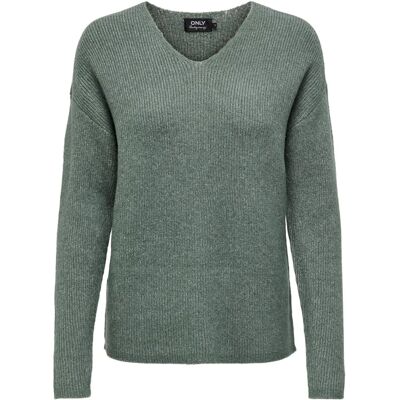 Only Camilla V-Neck (15204588) - laurel wreath Only Camilla V-Neck (15204588) - laurel wreath