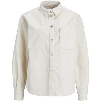 JJXX Jxgelly New Rlx Cord Overshirt - Large Casual Shirt Bone White JJXX Jxgelly New Rlx Cord Overshirt - Large Casual Shirt Bone White