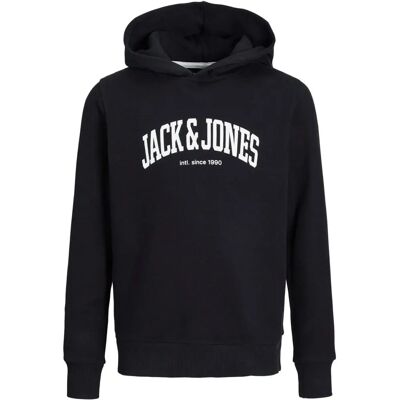 Jack&Jones Kids Logo Hoodie Junior - Zwart - Maat: 140 - Hoodie Jack&Jones Kids Logo Hoodie Junior - Zwart - Maat: 140 - Hoodie