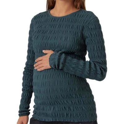 Mamalicious Lise Langarmshirt Aus recycelter Baumwolle - Schwangerschaft Mamalicious Lise Langarmshirt Aus recycelter Baumwolle - Schwangerschaft