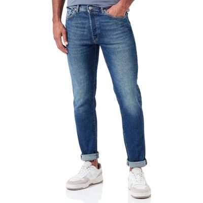 Selected Homme SLH172-Slimtape Toby 3302 M.B Jns N - Jeans slim Selected Homme SLH172-Slimtape Toby 3302 M.B Jns N - Jeans slim