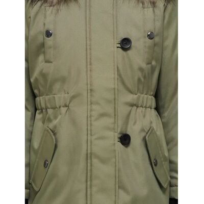 Kids Only Groene Bont Parka OTW - Winterjas Kids Only Groene Bont Parka OTW - Winterjas