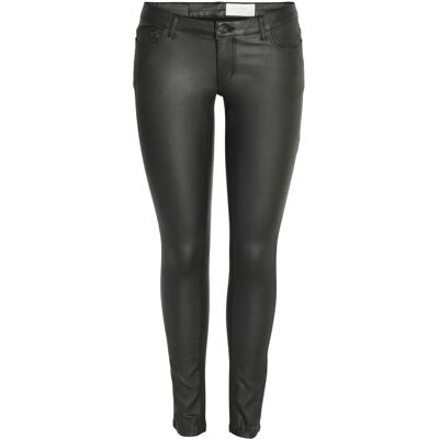 Noisy May Allie LW Skinny Coated Black Pants - Pants Noisy May Allie LW Skinny Coated Black Pants - Pants