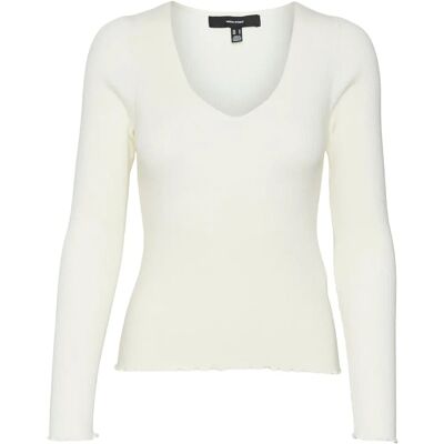 Vero Moda V-halströja - Slim Fit - Mjukt Materiale Vero Moda V-halströja - Slim Fit - Mjukt Materiale