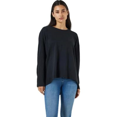 Noisy May Mathilde Schwarzes Langarm-Top - Damen-Top Noisy May Mathilde Schwarzes Langarm-Top - Damen-Top