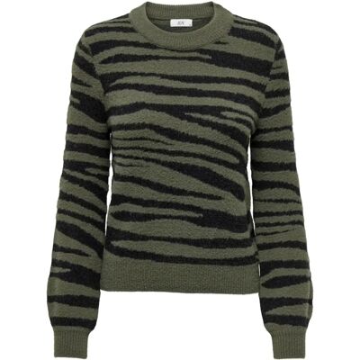 Jacqueline De Yong Jdy Zebra Gebreide Trui - Jumper Jacqueline De Yong Jdy Zebra Gebreide Trui - Jumper