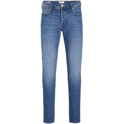 Jack & Jones Mike Original Sq 223 Plus Size Jeans - Men's Skinny Blue Denim Jack & Jones Mike Original Sq 223 Plus Size Jeans - Men's Skinny Blue Denim