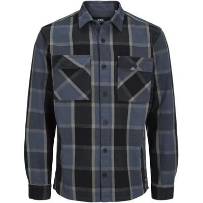 JACK & JONES Brady Gray Overshirt - Shirt JACK & JONES Brady Gray Overshirt - Shirt