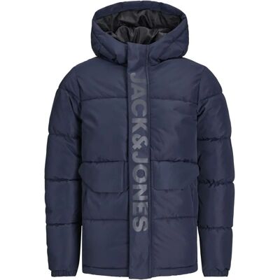 Kurtka pikowana dla dzieci Jack & Jones - Navy Blazer / Tone in Tone Kurtka pikowana dla dzieci Jack & Jones - Navy Blazer / Tone in Tone
