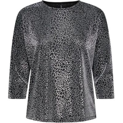 Only onlQueen 3/4 glitter top - Hopea - Top Only onlQueen 3/4 glitter top - Hopea - Top