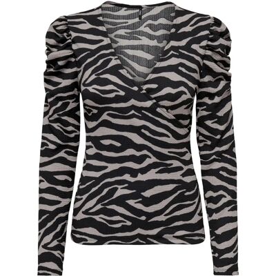 Only - Toppi onlAda L/S Top Jrs - Beige - 34 Kvinner Only - Toppi onlAda L/S Top Jrs - Beige - 34 Kvinner