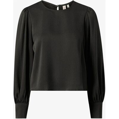 Only - Jovana Ruby LS O-hals Top - Svart - Kvinne Only - Jovana Ruby LS O-hals Top - Svart - Kvinne