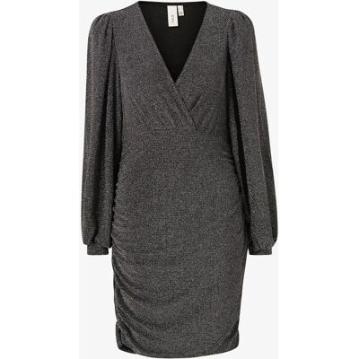 Y.A.S - Kjole yasTikka LS Glitter Dress - Svart - Kjole Y.A.S - Kjole yasTikka LS Glitter Dress - Svart - Kjole