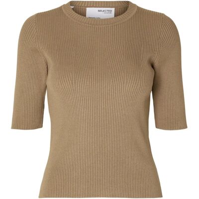 Selected Femme Slfmala 2/4 Tricot Col Roulé Noos - Pull en tricot Selected Femme Slfmala 2/4 Tricot Col Roulé Noos - Pull en tricot