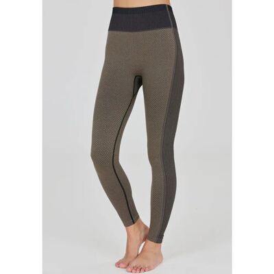 Athlecia Powerfull dames sportleggings - Groen-bruin Athlecia Powerfull dames sportleggings - Groen-bruin