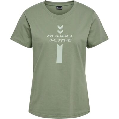 Hummel Green Women’s T-Shirt - Graphic Logo, Short Sleeve - T-Shirt Hummel Green Women’s T-Shirt - Graphic Logo, Short Sleeve - T-Shirt