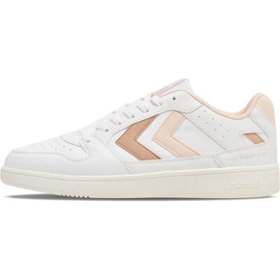 HUMMEL St. Power Play Wmns Chaussures Blanc/rose clair/mahogany Rose - Baskets HUMMEL St. Power Play Wmns Chaussures Blanc/rose clair/mahogany Rose - Baskets
