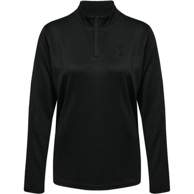 HUMMEL Hmlactive Pl Half Zip Woman - Black - Sweatshirt HUMMEL Hmlactive Pl Half Zip Woman - Black - Sweatshirt