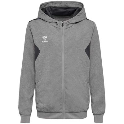 Hummel Kids Recycled Hoodie - Breathable, Unisex, Grey - Hoodies Hummel Kids Recycled Hoodie - Breathable, Unisex, Grey - Hoodies
