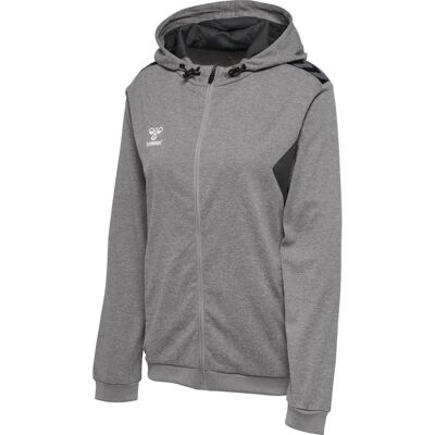 Hummel Damen Pullover Hmlauthentic Pl Zip Hoodie Woman - Grey - Hoodie Hummel Damen Pullover Hmlauthentic Pl Zip Hoodie Woman - Grey - Hoodie