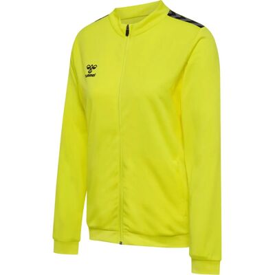 HUMMEL Hmlauthentic Pl Zip Veste Femme Jaune Flamboyant XL - Veste de course - Publicité HUMMEL Hmlauthentic Pl Zip Veste Femme Jaune Flamboyant XL - Veste de course - Publicité