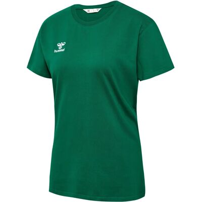 Hummel Women's Green Organic Cotton Regular Fit T-shirt - T-shirt Hummel Women's Green Organic Cotton Regular Fit T-shirt - T-shirt