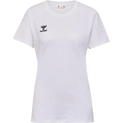 T-shirt donna in cotone biologico hummel - Vestibilità casuale T-shirt donna in cotone biologico hummel - Vestibilità casuale