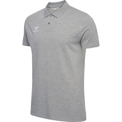 polo para hombre hummel corte regular con cuello clásico logo Flex gris - 2 XXL polo para hombre hummel corte regular con cuello clásico logo Flex gris - 2 XXL